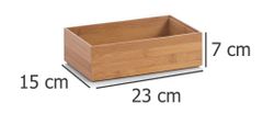 Zeller Bambusová nádoba pro skladování, 23x15x7 cm