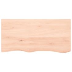 Greatstore Stolní deska 100 x 50 x 2 cm neošetřené masivní dubové dřevo