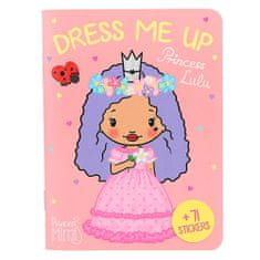 Princess Mimi Kreativní sešit , Dress me up; Princess Lulu, oranžový, 71 samolepek