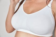 Medela Podprsenka Ultra těhotenská a kojicí Keep Cool, bílá L