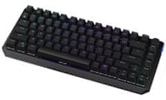Endorfy herní klávesnice Thock 75% Wireless Red / RGB / red sw. / bezdrátová / mechanická / US layout / zkrácená /černá