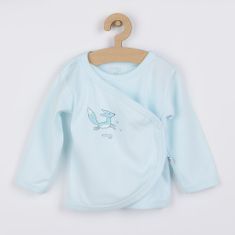 KOALA Kojenecká košilka z organické bavlny Lesní Přítel modrá - 68 (4-6m)