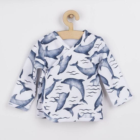 NICOL Kojenecká bavlněná košilka Dolphin - 62 (3-6m)