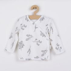 NICOL Kojenecká bavlněná košilka Ella bílá - 68 (4-6m)