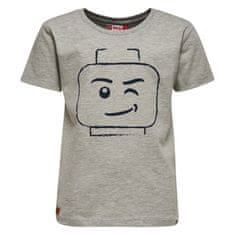 LEGO Wear TEO 210 - triko s kr. rukávem, šedé, 122