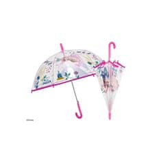 Perletti Dětský automatický deštník DISNEY FROZEN Transparent, 50251