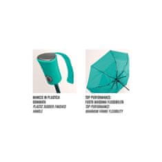 Perletti Plně automatický skládací deštník PROMOCIONALI / světle modrá, 96009-05