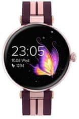 Canyon smart hodinky Semifreddo SW-61 ROSE GOLD, 1,19" AMOLED displej, 25 multi-sport, IP68, Android/iOS