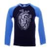 Koszulka Serce Anatomiczne dlouhý rukáv tmavě modrá - pohodlná a stylová!