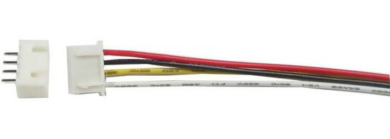 HADEX Konektor JST-XH 4pin + kabel 15cm + zdířka JST-XH 4pin