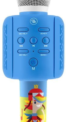  hezký mikrofon gogen déčko super zvuk Bluetooth zabudovaná ovládací tlačítka dlouhá výdrž na nabití baterie 