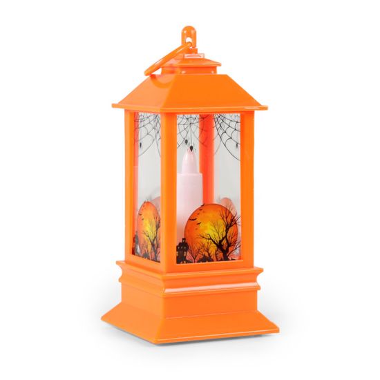 Rappa Lampa na Halloween oranžová se světlem