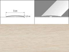 Effector Přechodové lišty A71 - SAMOLEPÍCÍ šířka 8 x výška 0,51 x délka 100 cm - dub jasmínový