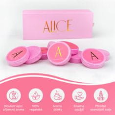 ALICE - Esenciální sprchové tablety pro relax - esence kokosového mléka v dárkovém balení