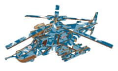 Woodcraft Woodcraft Dřevěné 3D puzzle Bojový vrtulník Black shark