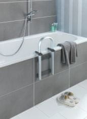 Wenko Koupelnové multifunkční madlo SECURA PREMIUM, hliníkové, skládací 51 x 25,5 x 17,5 cm