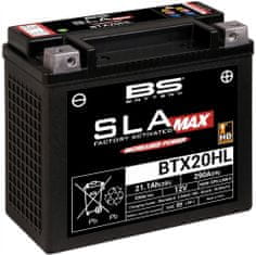 BS-BATTERY továrně aktivovaná motocyklová baterie BTX20HL (FA) (YTX20HL (FA)) SLA MAX