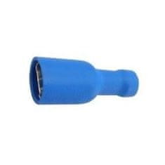 HADEX Faston-zdíř.6,3mm modr,kab.1,5-2,5mm2 plná izolace