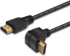 HADEX Kabel HDMI(A)-HDMI(A) úhlový 1,5m Savio CL-04