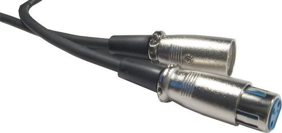 HADEX Kabel XLR 3P konektor - XLR 3P zdířka 10m, OFC kabel 6mm