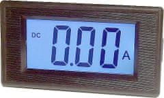 HADEX Digitální panelový ampérmetr JYX85 - 10A DC, LCD, napájení 6-12V DC