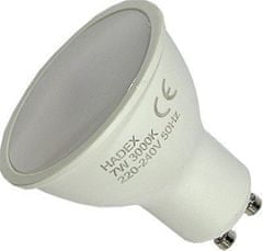 HADEX Žárovka LED GU10, 10xSMD2835, 230V/7W, teplá bílá
