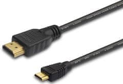 HADEX Kabel HDMI(A)-HDMI mini (C) 1,5m Savio CL-09
