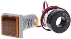 HADEX AD16-22FVA, panelový MP 60-500VAC+0-100AAC, oranžový