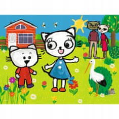 Trefl Puzzle 30 dílků Dobrodružství Kočičí kočičky