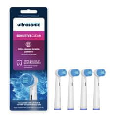 Ultrasonic Ultrasonic náhradní hlavice pro Oral-B SensitiveClean, 4 ks