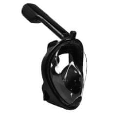 VELMAL Celoobličejová šnorchlovací maska L/XL černá