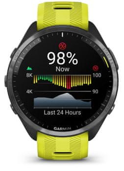 ultra výkonné inteligentné hodinky smartwatch pre vrcholových športovcov moderné ľahké inteligentné hodinky bežecké hodinky triatlonové hodinky inteligentné hodinky Garmin Forerunner 965 integrovaný hudobný prehrávač počúvanie hudby výkonná GPS Bluetooth odolné do hĺbky 50m certifikácia 5ATM bezkontaktné platby garmin pay batéria s výdržou 21 dní viac ako 30 športových profilov denné návrhy tréningu na mieru čas na zotavenie race predictor meranie srdcového rytmu krokomer gps glonass galileo wifi ant plus body battery energy monitor smart notifikácie detekcia pádov výkonné inteligentné hodinky bežecké hodinky pre bežcov triatlon vytvalostný beh multisport mp3 prehrávač vlastná hudba Okrúhly 1.4″ AMOLED displej s tvrdené sklo Gorilla Glass DX pripojenie Bluetooth, ANT+ a Wi-Fi PACEPRO viacpásmová GPS NFC