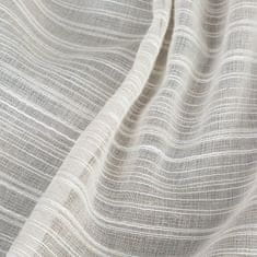 DESIGN 91 Hotová záclona s kroužky - Aria béžová s dešťovým efektem, 140 x 250 cm, ZA-399418