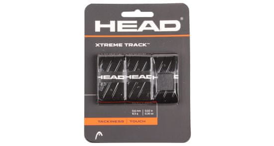 Head Multipack 4ks XtremeTrack overgrip omotávka tl. 06 mm černá