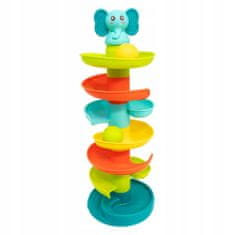 Toys4All Skluzavka pro batole s míčky 47 cm Malý slon