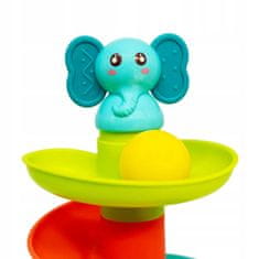 Toys4All Skluzavka pro batole s míčky 47 cm Malý slon