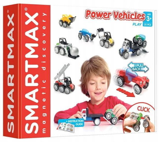 SmartMax My First Vehicles MIX magnetické kostky