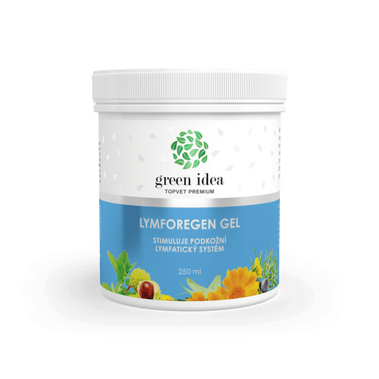GREEN IDEA Lymforegen masážní gel 250 ml