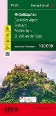 WK 231 Střední Korutany, Gurktalské Alpy, Friesach, Feldkirchen, St. Veit an der Glan 1:50 000 / tur