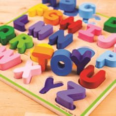Bigjigs Toys Dětská abeceda - velká písmena
