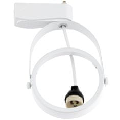 LUMILED Kolejnicové svítidlo GU10 AR111 bílé VICTUS jednofázová kolejová lampa