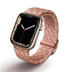 UNIQ Aspen Designer řemínek pro Apple Watch 41mm, růžový
