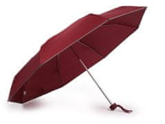 Kraftika 1ks šedá bordó dámský mini skládací deštník
