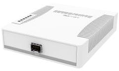 Mikrotik RouterBOARD RB260GS/ nastavitelný 5-portový gigabit smart switch SFP cage/ SwOS/ zdroj