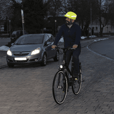 Hama reflexní návlek na cyklistickou/sportovní helmu, neonově žlutý