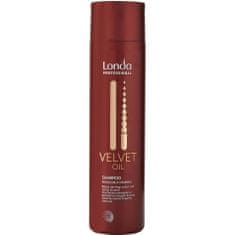 Londa Velvet Oil - Šampon pro suché a normální vlasy, snadnost a pohodlí použití, unikátní kombinace účinných látek, 250ml