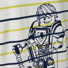 LEGO Wear TEO 401 - triko s kr. rukávem Nexo Knights, žlutý proužek, 134
