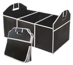 INNA Organizérový kontejner do kufru auta, lehký a prostorný černá barva