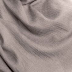 Aleszale Krásný velký pastelový kašmírový šátek - šedá/béžová