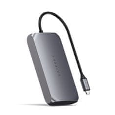 Satechi Multimediální adaptér USB-C M1, tmavě šedý